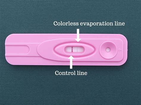 pregnancy test one thick smeared line|pink line pregnancy test.